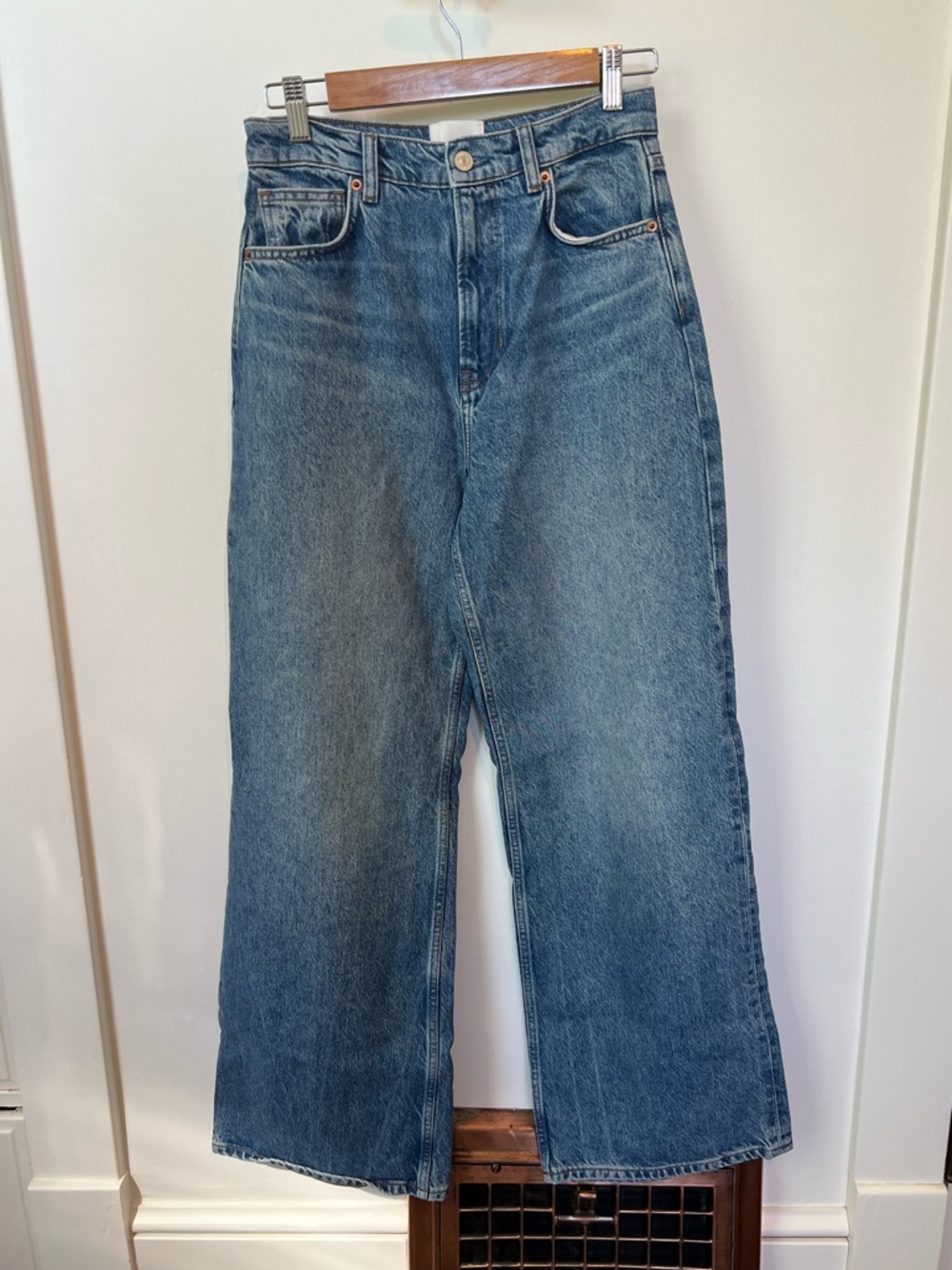 Reformation Cary High Rise Slouchy Wide Legs Jeans